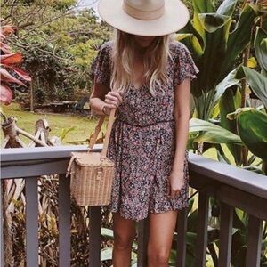 Spell Jasmine 90s mini dress XS